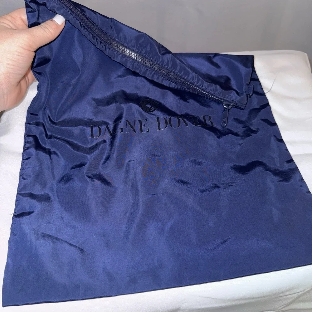DAGNE DOVER Dakota Neoprene Backpack Diaper Bag Navy Blue 2 Pouches Dust Bag EUC